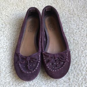 Purple American Eagle Moccasins